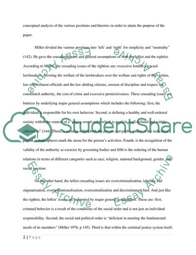 Critical Analysis of Reading by Walter Miller