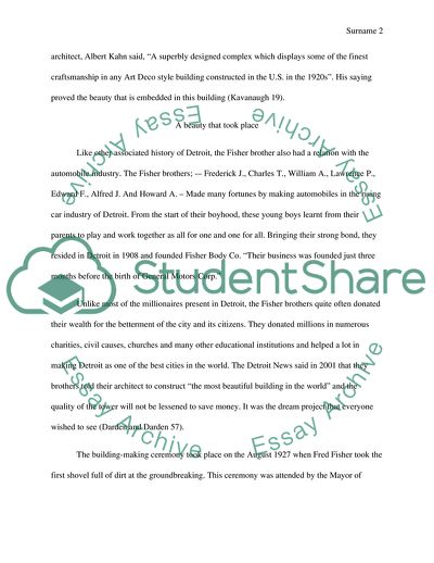 Fisher Building, Detroit, Michigan