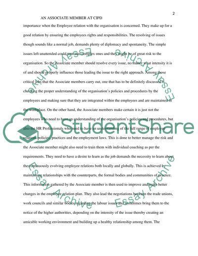 Professional Areas From CIPD Website