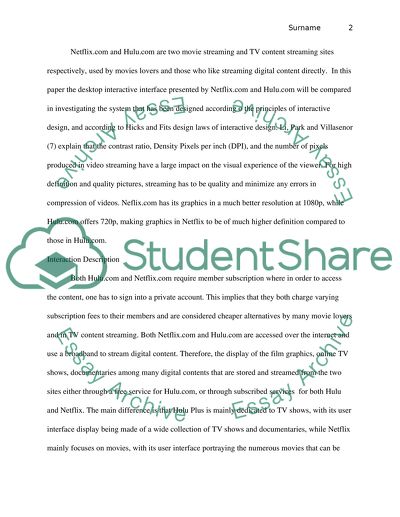 Human Communication Interface Comparison - Netflix