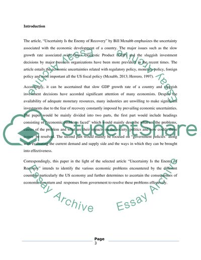 Economic Events Occur around Us Every Day