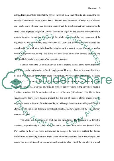 Why did World War II END the way it did