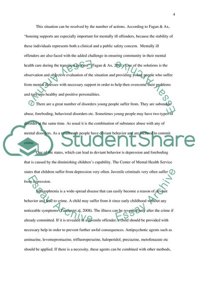 Juvenile Offenders with Mental Illness