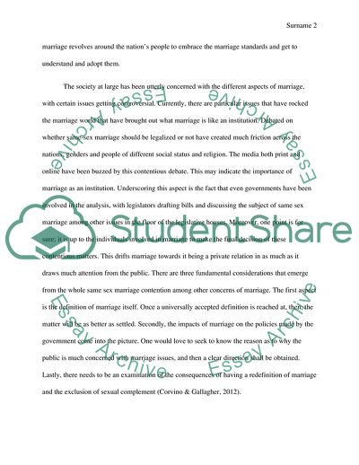 Is Marriage a Public Relationship, a Private One, or Some Other