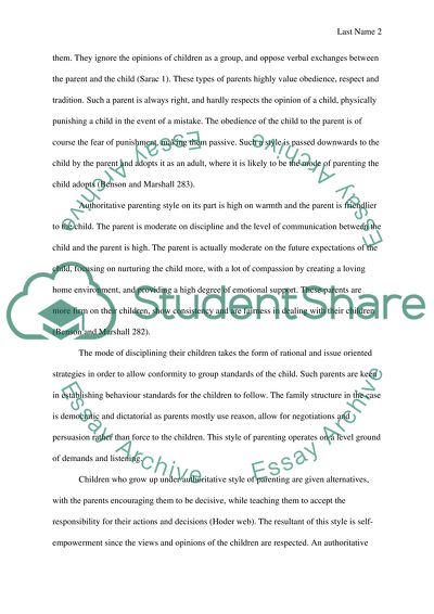 Authoritarian Parents: Communication Between Parents and Their Children