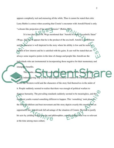 Where Are You Going Where Have You Been by Joyce Carol Oates