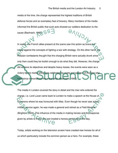 The British Media and the London Art Industry