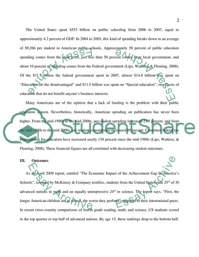 Government Expenditure on Education and Student Outcomes