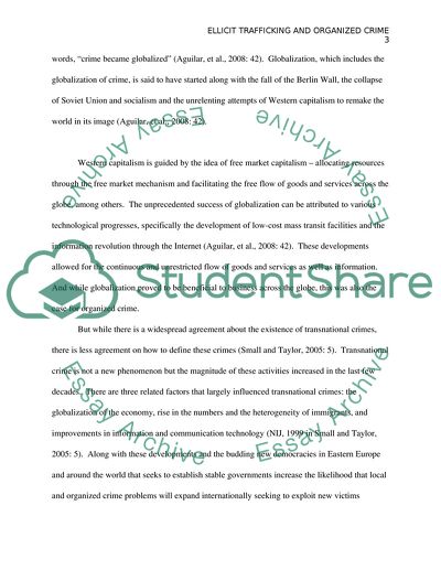 Illicit Trafficking and Organized Crime