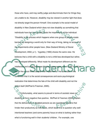 Born with a Disability