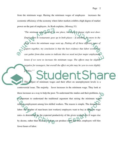 Minimum Wage in the US