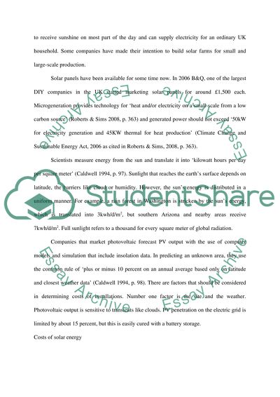 Solar Powered Heat Pump System