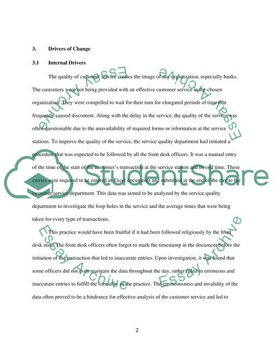 Change Within an Organisation