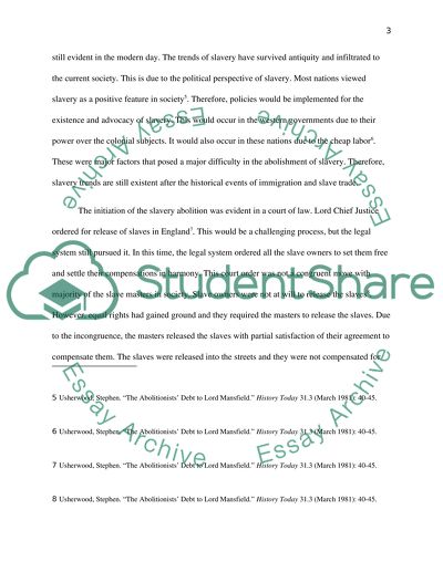 Slavery Was a Discriminative Vice That Affected the Blacks and Scots in England