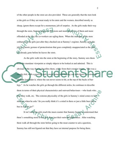 Analysis of John Updikes A&P Story