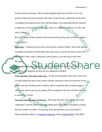 EH&S professional case study