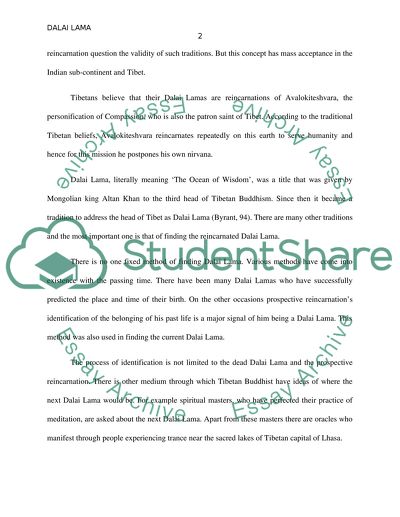 How the Dalai Lama Is Found