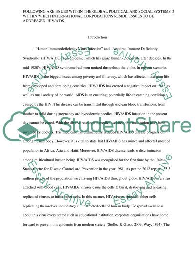 Human Immunodeficiency Virus Infection