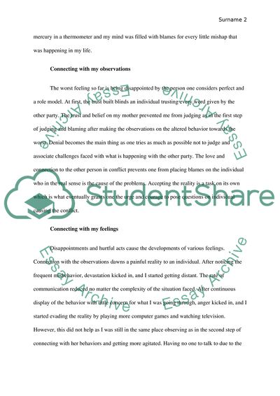 My Inner-Outer Dance - Behavior in a Tricky Situation