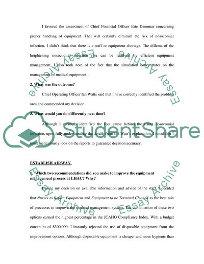 Performance Management Through Benchmarking Simulation