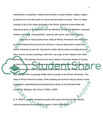 Multicultural Counseling