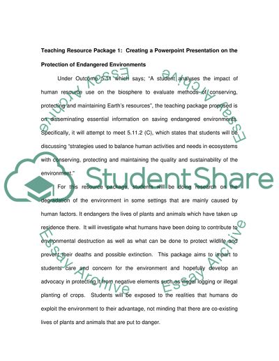 Photo Exhibit on Global Warming Causes, Creating a Powerpoint Presentation