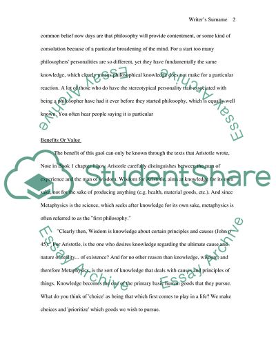 Aristotle, Simmias, Cebes and Socrates Main Ideas Regarding Philosophy