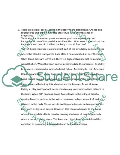 Anatomy of the Blood and Blood Pressure