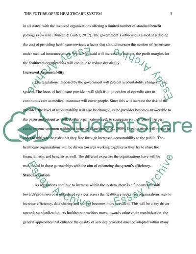 The Future of the US Healthcare System