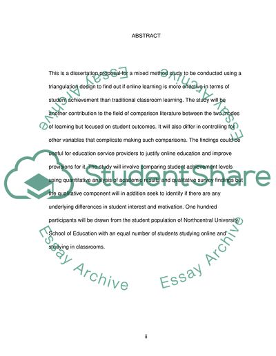 Examination of the Effectiveness of Online Learning as Compared to Traditional Classroom Learning
