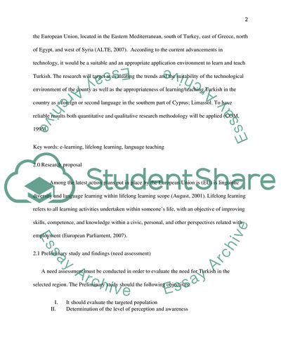 Teaching and Learning Turkish in Cyprus