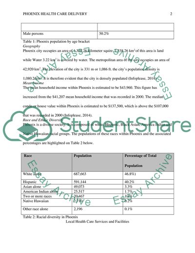 Evaluating Local Healthcare Delivery