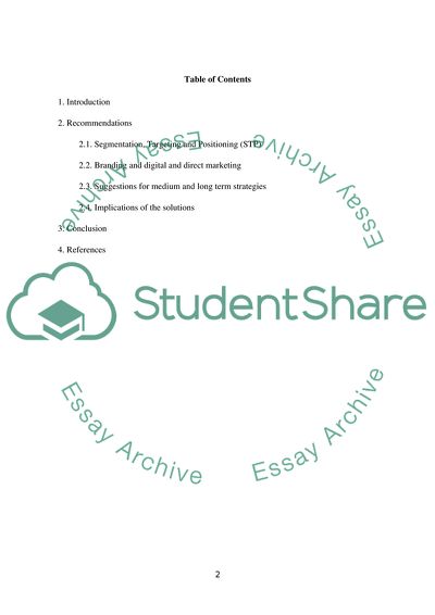 Recommendations for a Destination Management Organisation