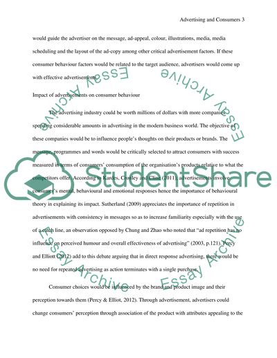 Advertising & Consumers