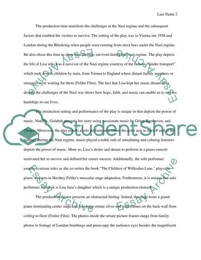 The pianist of willesden lane