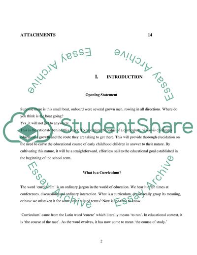 The Biggest Responsibility for the Molding of the Childs Education