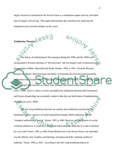 To what extent is it accurate to describe the Soviet Union as a totalitarian empire