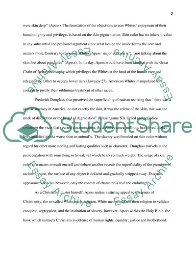 William Apess and Frederick Douglass