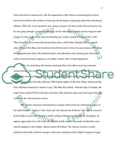 Magical Realism And Transformation Of Characters In Animated Films