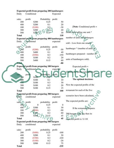 Statistical Decision Making in Uncertainty