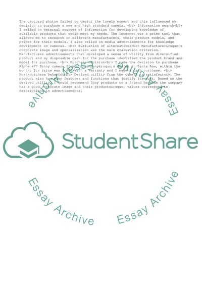 Buyer Decision Progress