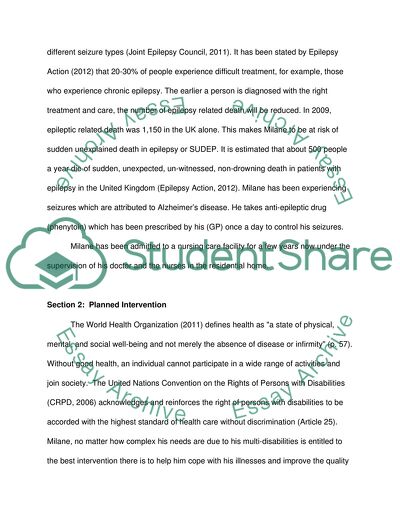 Dealing with an Individual with Complex Mental Needs