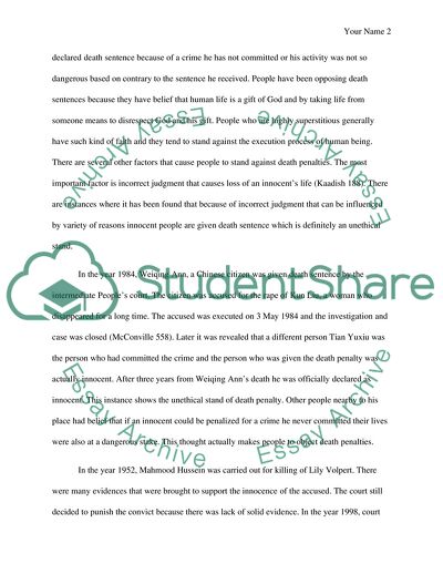 IAC and Death Penalties