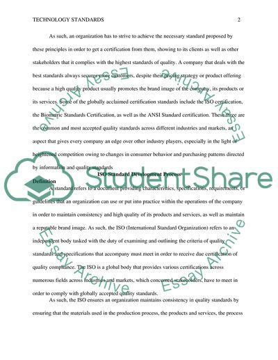 Technology Standards