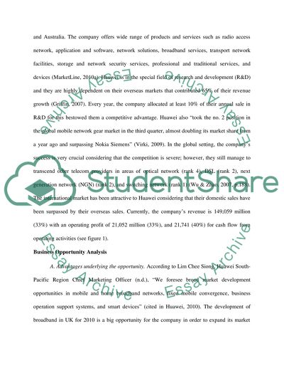 International Trade & Institutions - Huawei Technologies