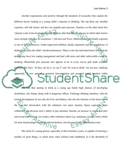 Childrens Images of Alcohol