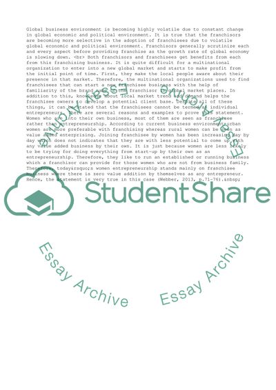 Franchisors Do Not Like to Take on Entrepreneurs as Franchisees