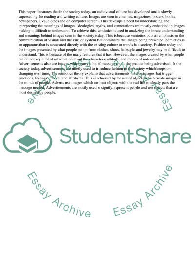 The Use of Semiotics in Understanding and Interpreting Images