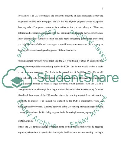 The Economy and its Effect on Politics