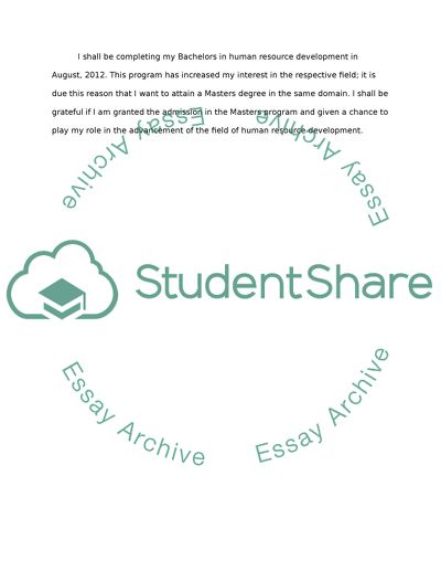 Why Do I Want to Study in the US